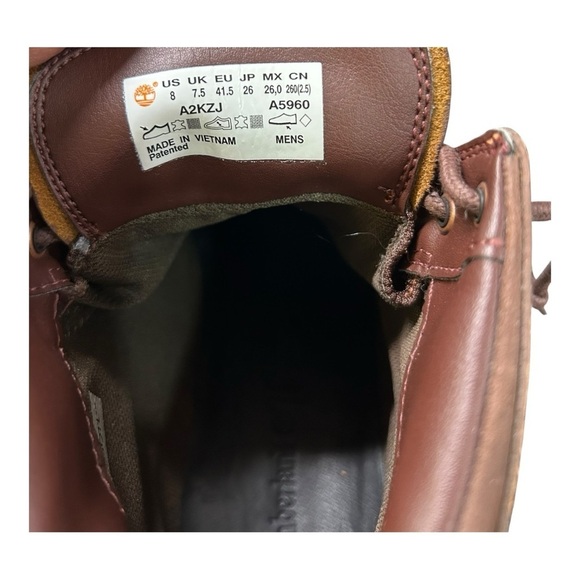 Timberland Men’s Port Union Waterproof Boot –leather  size 8 men’s - Picture 4 of 14